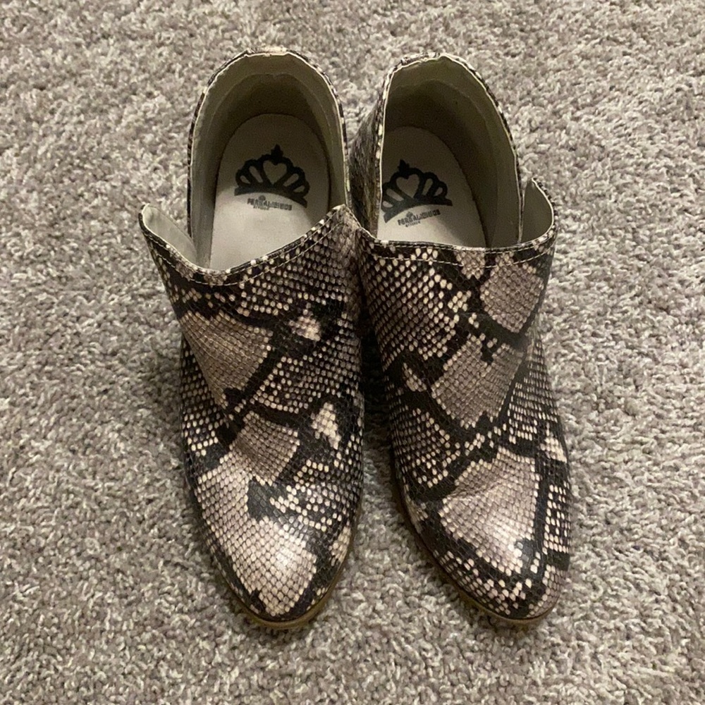 Snake Skin booties